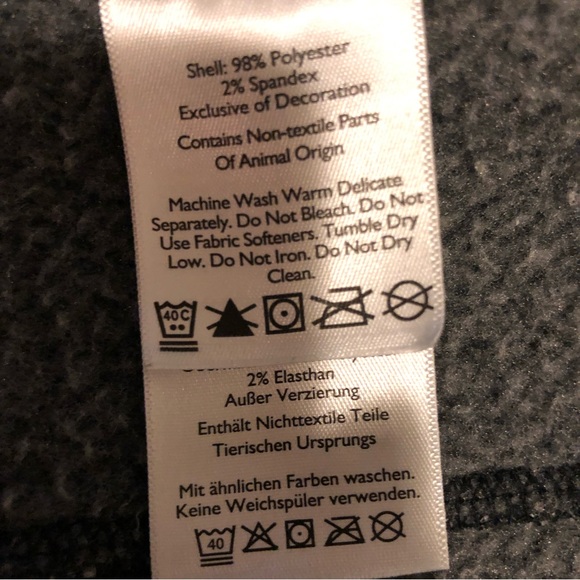 EDDIE BAUER GREY HIGH NECK ZIP-UP FLEECE. SIZE (M) - Picture 8 of 15